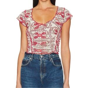 Free People baby tee , new with tags, size small